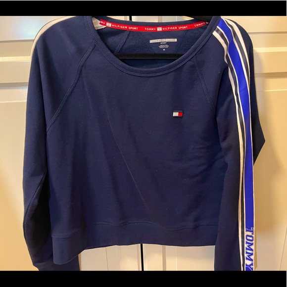 Soft navy blue crewneck - Picture 1 of 4